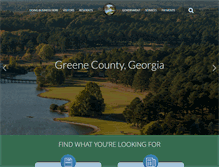 Tablet Screenshot of greenecountyga.gov